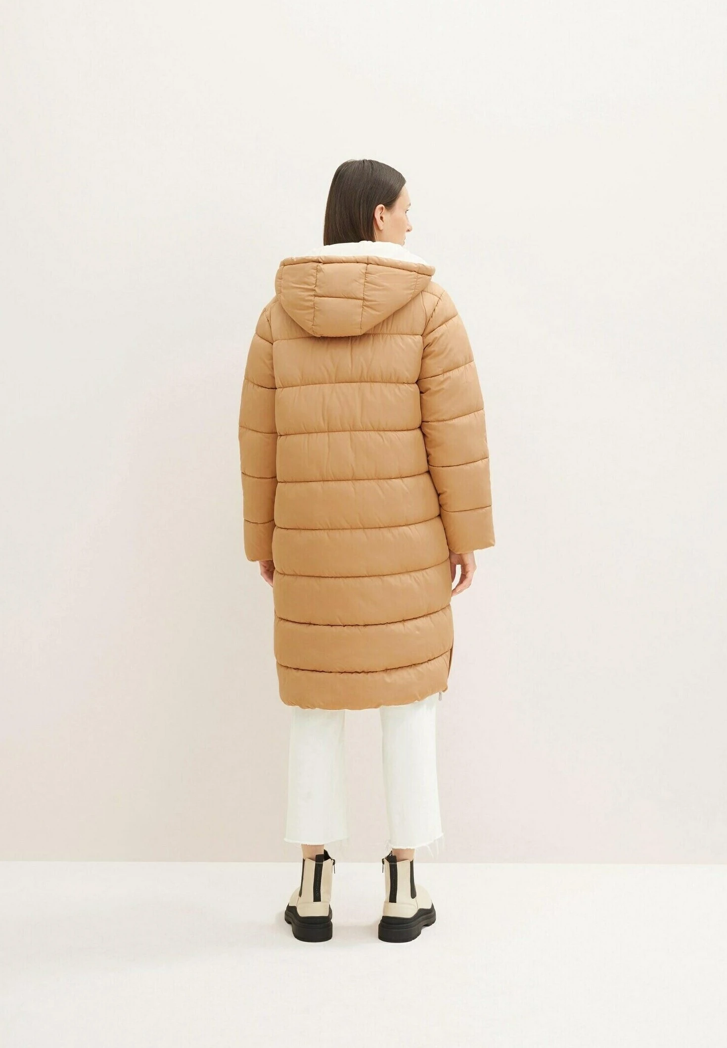 Tom Tailor Puffer Mit Kapuze - Winterjas - Soft Light Camel 5 Tom Tailor Puffer Mit Kapuze - Winterjas - Soft Light Camel - Afbeelding 3