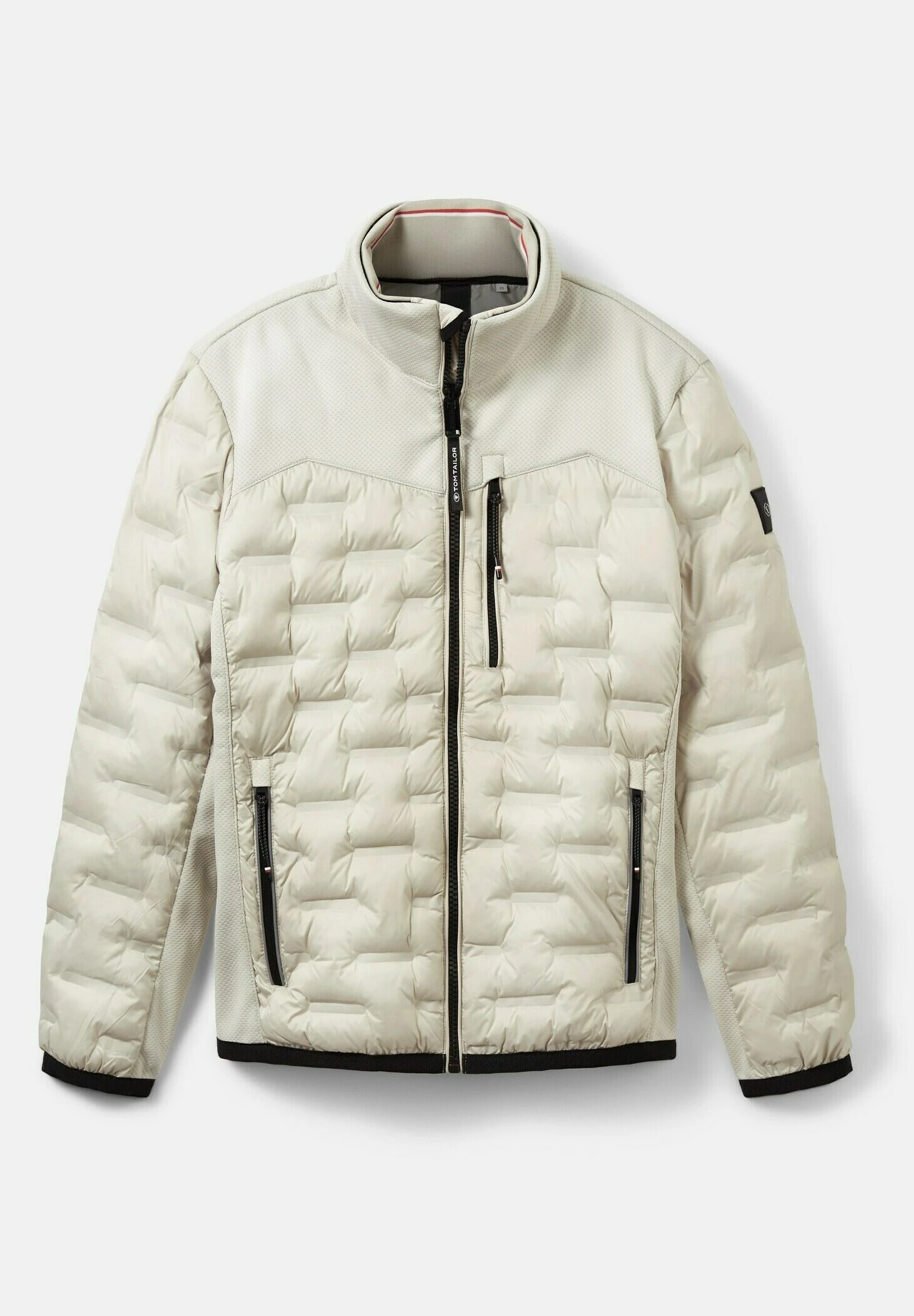 Tom Tailor Regular FitMit Steppungen - Jas - Beige Alfalfa 9 Tom Tailor Regular FitMit Steppungen - Jas - Beige Alfalfa - Afbeelding 7