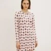 Tom Tailor Gemustertes - Nachtjapon - Red-Medium Allover -Tom Tailor Winkel 0191cffff0604c45bc213c947dad8061