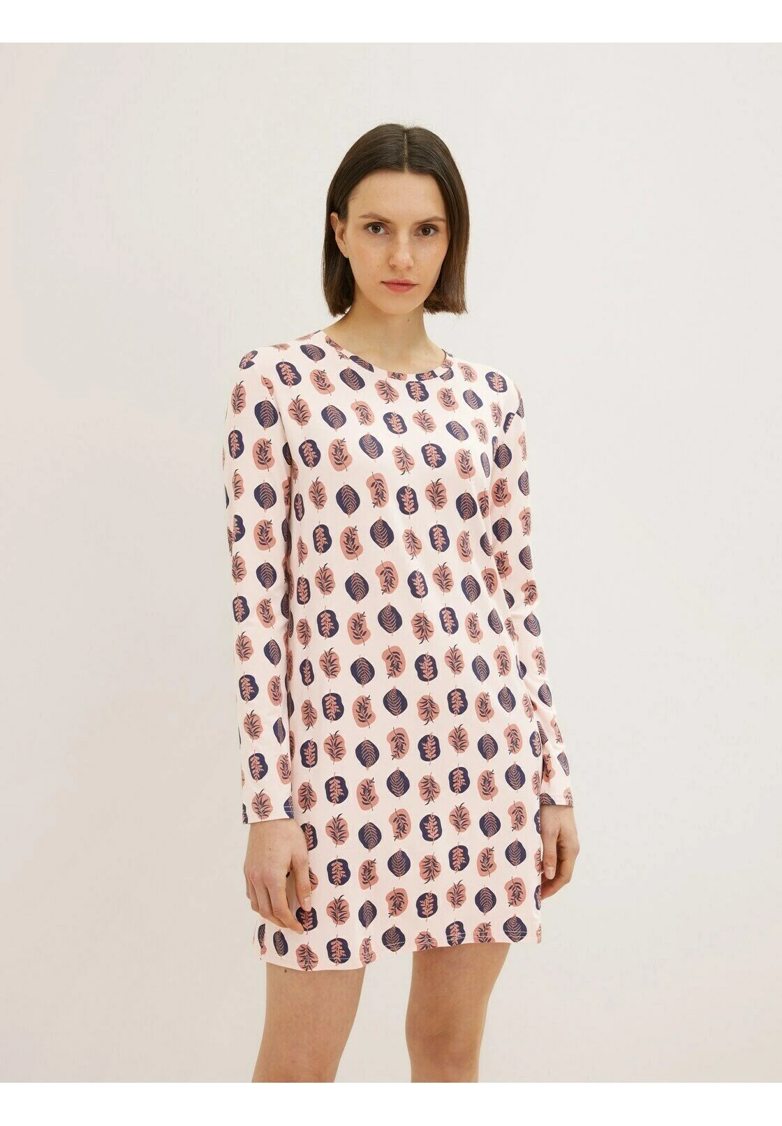 Tom Tailor Gemustertes - Nachtjapon - Red-Medium Allover 3 Tom Tailor Gemustertes - Nachtjapon - Red-Medium Allover