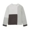 Tom Tailor Mit Colour Blocking  - Trui - Middle Grey Mélange