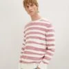 Tom Tailor Trui - Velvet Rose Water Stripe -Tom Tailor Winkel 020812fda60c45ddb2c7bdc928b5558d