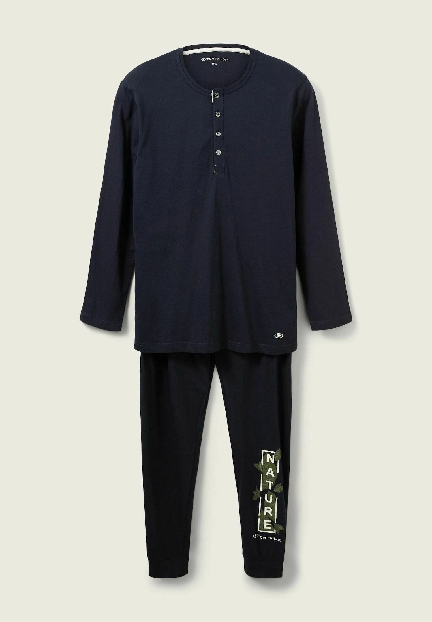 Tom Tailor Mit Logo Print Set - Pyjama - Blue Dark Solid 10 Tom Tailor Mit Logo Print Set - Pyjama - Blue Dark Solid - Afbeelding 8
