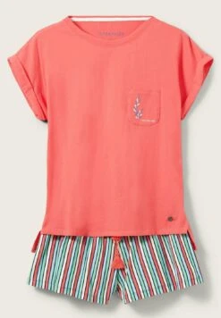 Tom Tailor Set Mit Gestreifter - Pyjama - Red Medium Stripes -Tom Tailor Winkel 042882b5f92f4ff3977086f4458ee3ef