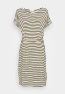 Tom Tailor Striped Dress - Jurk - Olive Offwhite 10 Tom Tailor Striped Dress - Jurk - Olive Offwhite -Tom Tailor Winkel 04fc39ae63da411eb4bc9dcc7f18e8f4