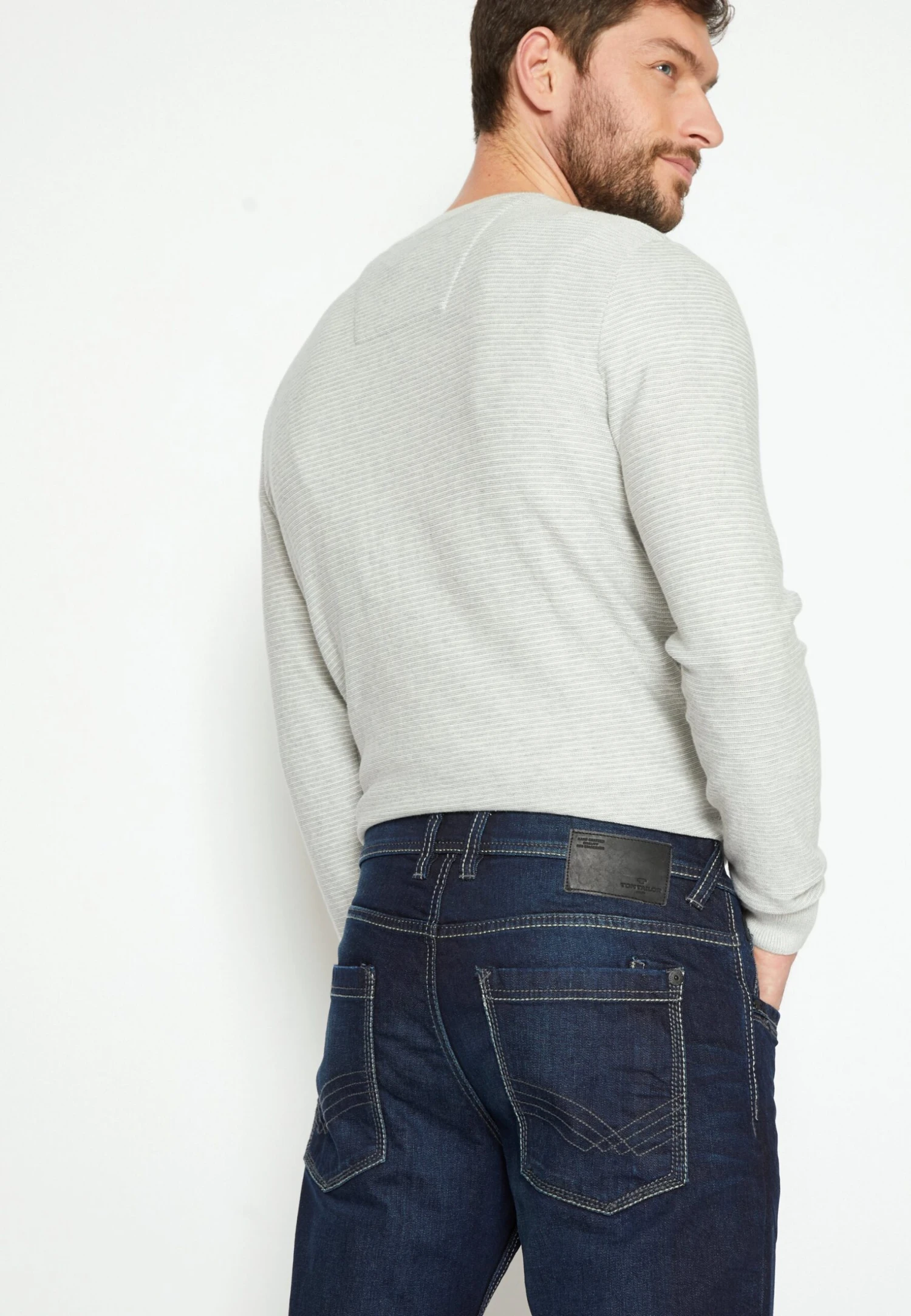 Tom Tailor Marvin - Straight Leg Jeans - Dark Stone/Wash Denim 6 Tom Tailor Marvin - Straight Leg Jeans - Dark Stone/Wash Denim - Afbeelding 4