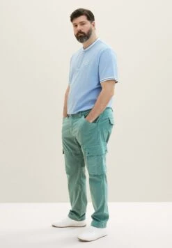 Tom Tailor Plus - Cargobroek - Deep Bluish Green -Tom Tailor Winkel 05c15cc6c764438f833feb2a2109774a
