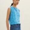 Tom Tailor Blouse - Blue Geo Design -Tom Tailor Winkel 061c89e929e74efb890ca35df422a75e
