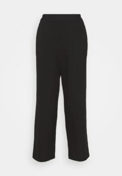 Tom Tailor Cropped Straight Leg Pants - Broek - Deep Black