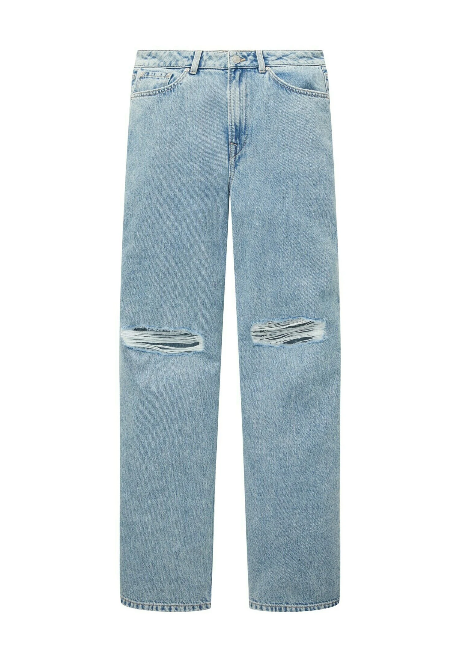 TOM TAILOR Denim Straight Leg Jeans - Destroyed Light Stone Blue Denim 10 TOM TAILOR Denim Straight Leg Jeans - Destroyed Light Stone Blue Denim - Afbeelding 8