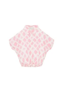 Tom Tailor Mit Allover Print - Overhemdblouse - Pink Diamond Tie Dye