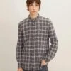 TOM TAILOR Denim Mit Karomuster - Overhemd - Coal Grey Multicolor Check -Tom Tailor Winkel 08367fa2b02e46f3a73cf38d89c93682