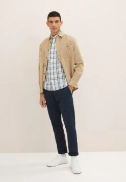 Tom Tailor Mit Karomuster - Overhemd - Off White Colorful Check -Tom Tailor Winkel 08bb78131fc94339b15e6f22f6f3ef26