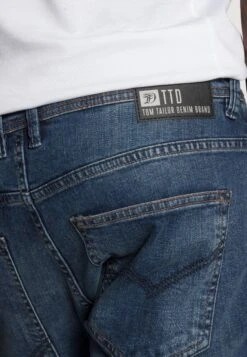 TOM TAILOR Denim Slim Aedan - Slim Fit Jeans - Mid Stone Wash Denim -Tom Tailor Winkel 097ca1ae5721410b821a3a281ec38f4f