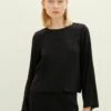 TOM TAILOR Denim Mit Schnürung - Blouse - Deep Black