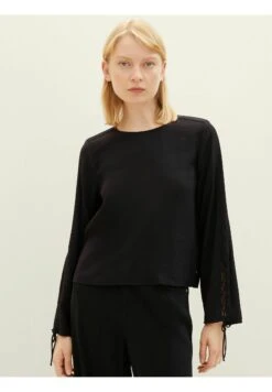TOM TAILOR Denim Mit Schnürung - Blouse - Deep Black