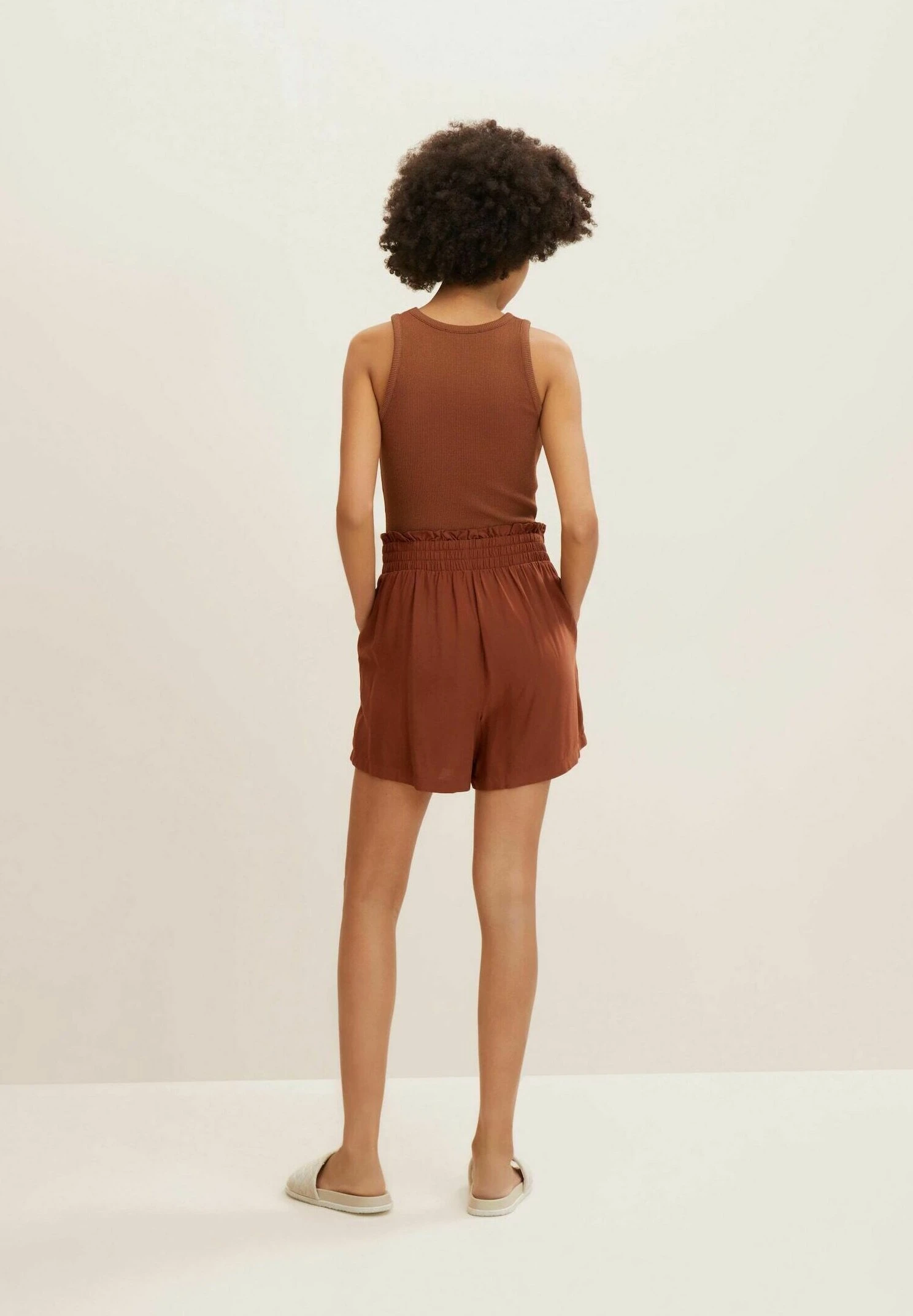 TOM TAILOR Denim Shorts - Nut Brown 5 TOM TAILOR Denim Shorts - Nut Brown - Afbeelding 3