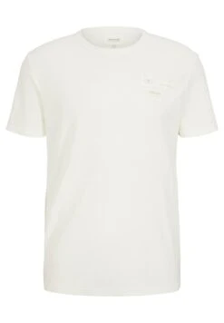 Tom Tailor Mit Badge Details  - T-Shirt Basic - Soft Light Beige -Tom Tailor Winkel 0aa8fdf7ffa342e68c2949ef341f5c22