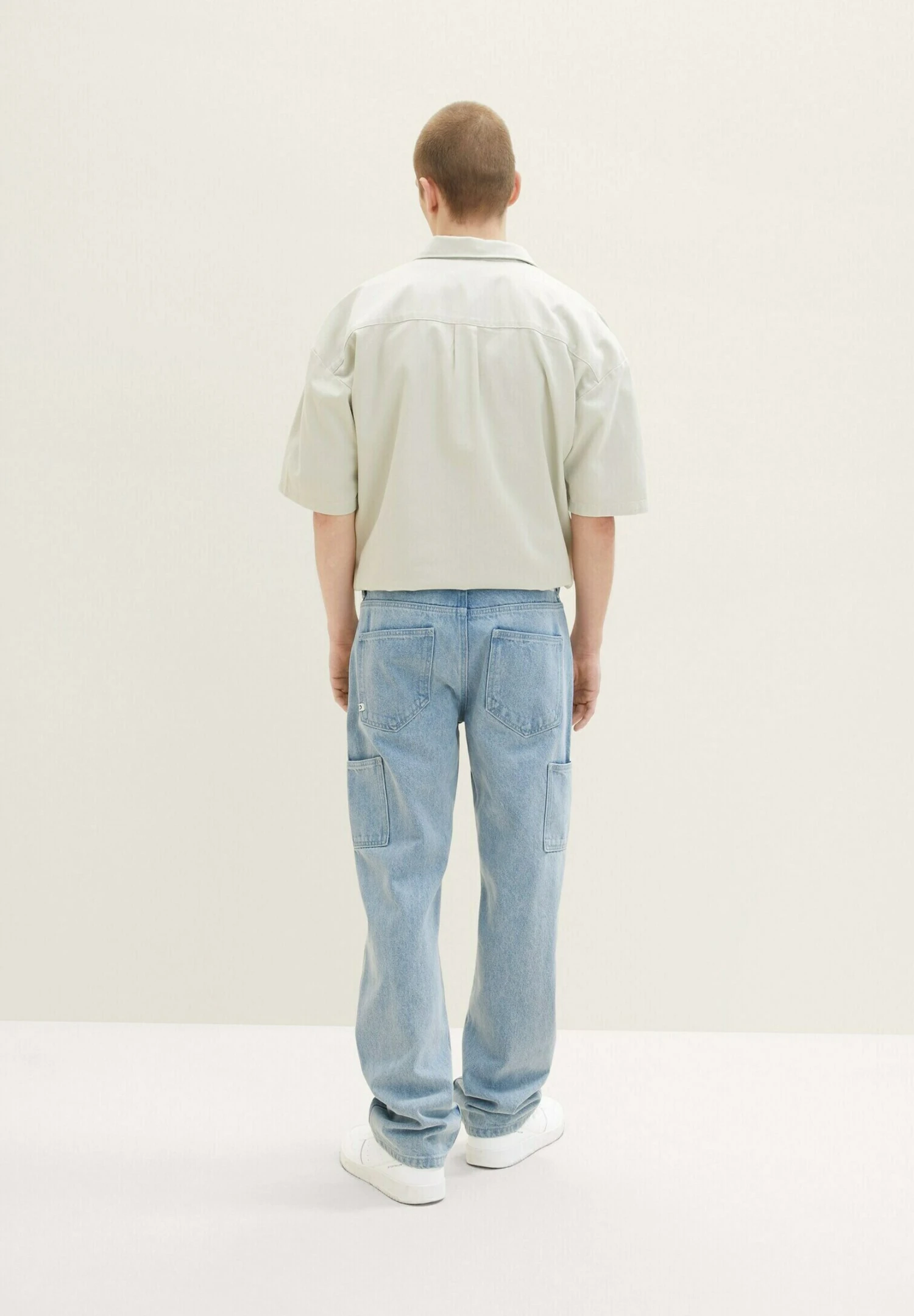 TOM TAILOR Denim Relaxed Fit Jeans - Used Bleached Blue Denim 5 TOM TAILOR Denim Relaxed Fit Jeans - Used Bleached Blue Denim - Afbeelding 3