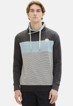 Tom Tailor Langarm Mit Stehkragen - Sweater - Dark Grey Melange -Tom Tailor Winkel 0bcddd7ebd05491293e99f15cdceb13b