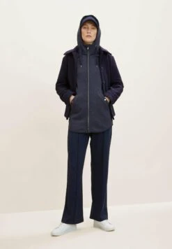 Tom Tailor Sweater Met Rits - Navy Twill Structure -Tom Tailor Winkel 0bf3727084b34df4b9a0a342ce127ce9