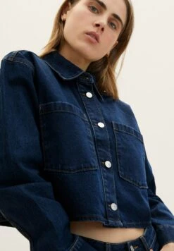 TOM TAILOR Denim Cropped - Spijkerjas - Clean Dark Stone Blue Denim -Tom Tailor Winkel 0c3bcb7c971d48f5875c4db09f0b95b8
