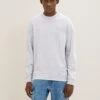 TOM TAILOR Denim Basic- Sweater - Light Stone Grey Melange -Tom Tailor Winkel 0cfad1144a8045648e17c44790aa4c74