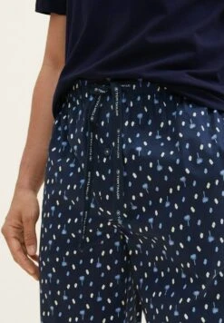 Tom Tailor Mit Palmenprint - Pyjamabroek - Blue Dark Allover -Tom Tailor Winkel 0d15bc18267d4882ac9c6495341ac56d