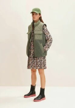 TOM TAILOR Denim Mini Tunic Dress - Jurk - Flower Print