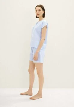 Tom Tailor Mit Struktur - Pyjamabroek - Blue Light Dots -Tom Tailor Winkel 0d97392779df4d48ba7d12a44b101b71