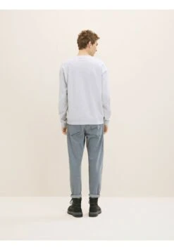 TOM TAILOR Denim Strick Mit Print  - Sweater - Light Stone Grey Melange -Tom Tailor Winkel 0db1781b665747e99b09fb9846d9542f