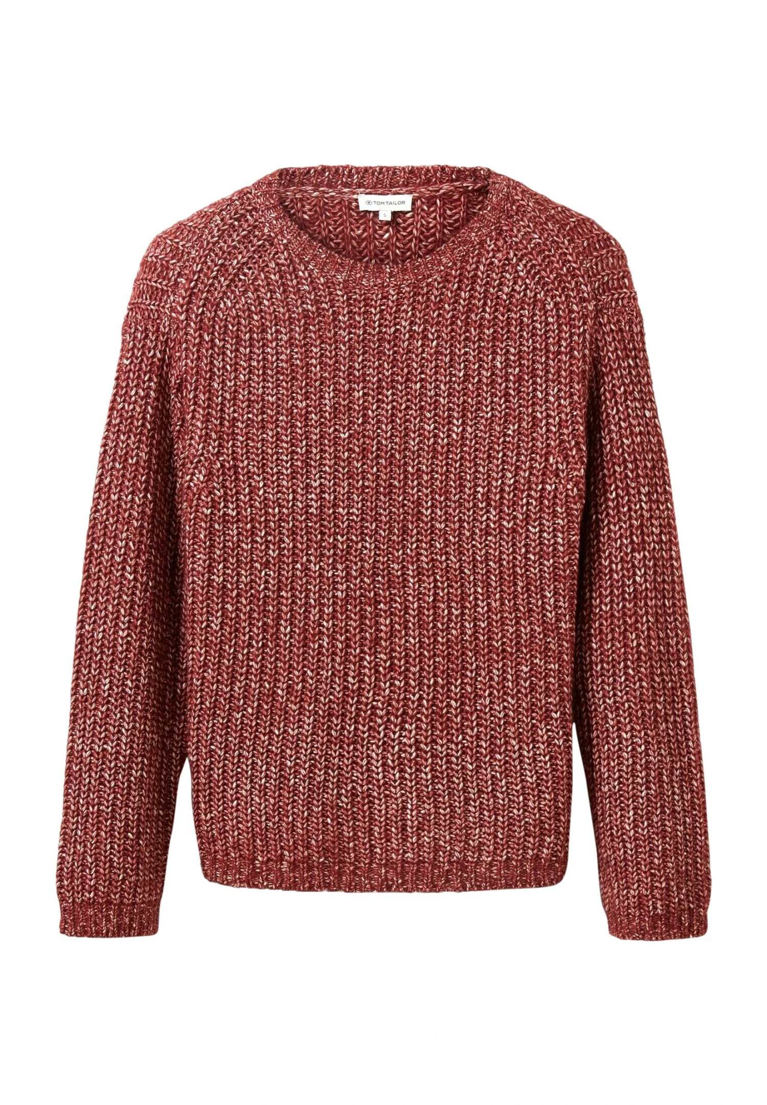 Tom Tailor Trui - Port Red Melange 7 Tom Tailor Trui - Port Red Melange - Afbeelding 5