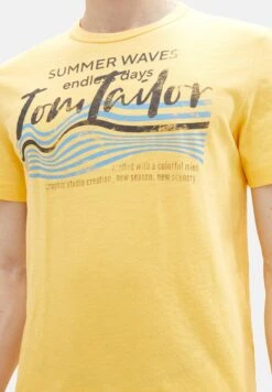 Tom Tailor Mit Print - T-Shirt Print - Gelb -Tom Tailor Winkel 0e792bddc5634a82b985d9609749d14d
