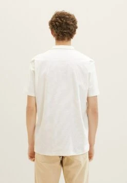 TOM TAILOR Denim Strukturiert - Poloshirt - Wool White -Tom Tailor Winkel 0ee42c8f88d2475b9cda90669b4acc2d