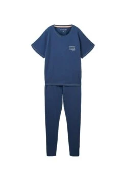 Tom Tailor Bodywear Mit Textprint Set - Pyjama - Blue Dark Solid -Tom Tailor Winkel 0efc933763744785a00fc8eaca400c5a