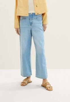 Tom Tailor High Waist Culotte - Flared Jeans - Light Stone Bright Blue Denim -Tom Tailor Winkel 0f02dad6c57c47faad93ae2e82605123