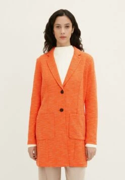 Tom Tailor Übergangs - Halflange Jas - Fever Red Melange