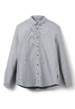 TOM TAILOR Denim Mit Struktur - Overhemd - Light Beige Black Structure -Tom Tailor Winkel 105a37b9ea7e4774893cfe5c8a4d5748