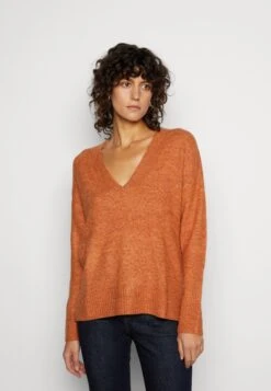TOM TAILOR Denim Cosy V-Neck- Trui - Rusty Amber