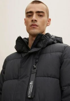 Tom Tailor Mit Kapuze  - Winterjas - Black -Tom Tailor Winkel 114b2499ea904593b16cf7b80a14bf4a