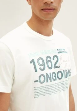 Tom Tailor Mit Print - T-Shirt Print - Off White -Tom Tailor Winkel 1186f18fb5784ff097b79cb419b04fca