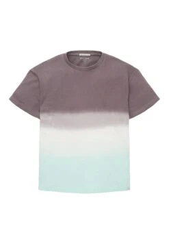 Tom Tailor Mit Farbverlauf - T-Shirt Print - Grey Aqua Dip Dye