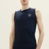 Tom Tailor Basic Tank - Top - Sky Captain Blue