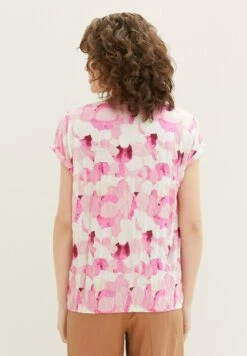 Tom Tailor Mit Raffung - Blouse - Pink Shapes Design -Tom Tailor Winkel 130ac74033f640d38985a05366c01d2f