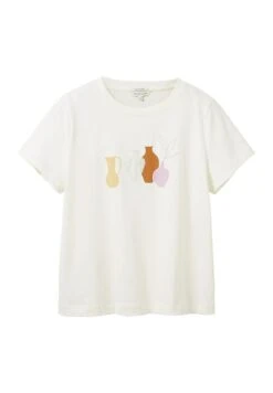 Tom Tailor T-Shirt Print - Whisper White -Tom Tailor Winkel 13a98091ebdb4536ae85477947ef8976