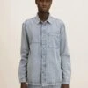 TOM TAILOR Denim Overhemd - Clean Light Stone Grey Denim -Tom Tailor Winkel 14111e7621344d72b05b034c2c640254