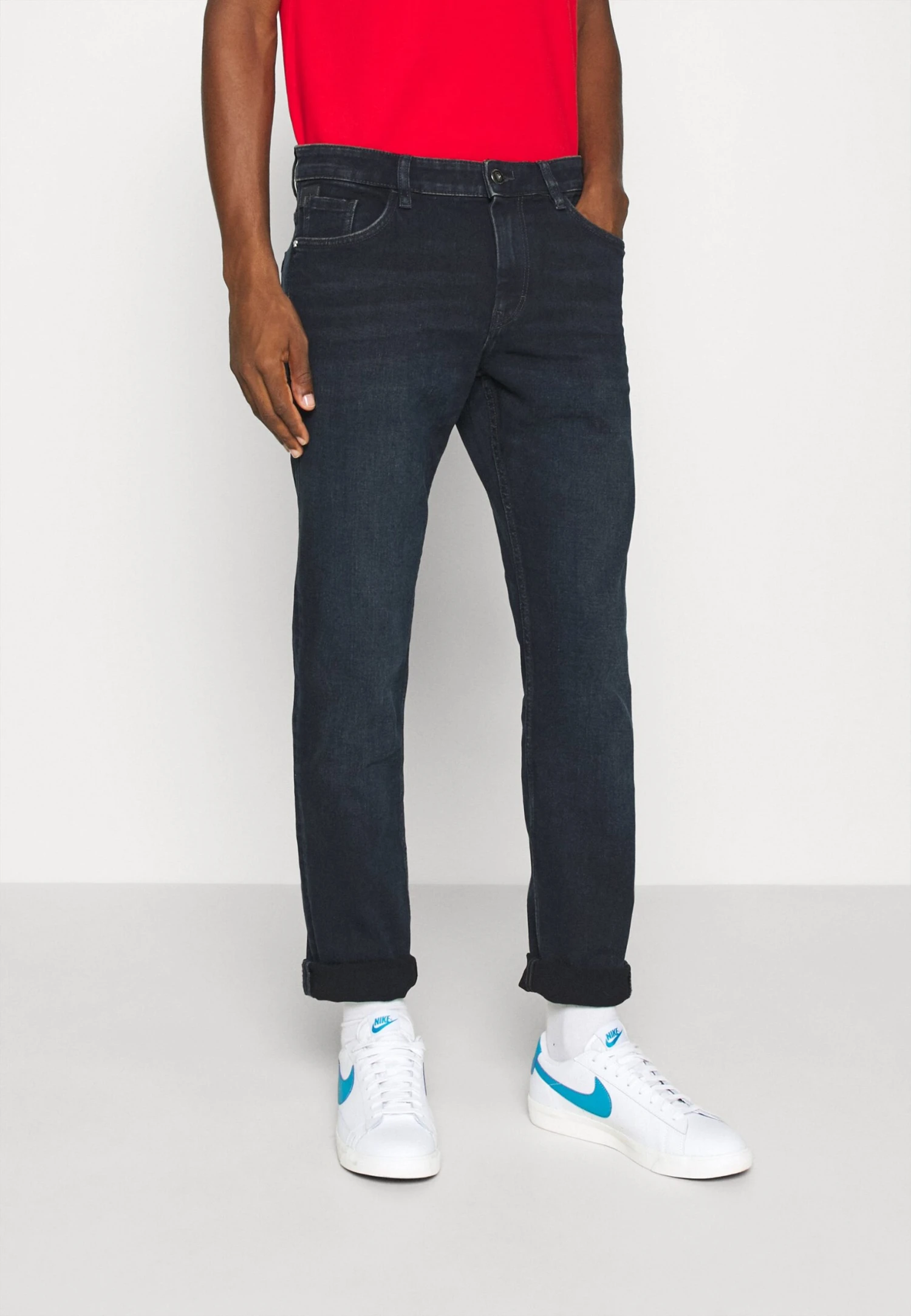 Tom Tailor Josh - Straight Leg Jeans - Dark Stone Blue 3 Tom Tailor Josh - Straight Leg Jeans - Dark Stone Blue