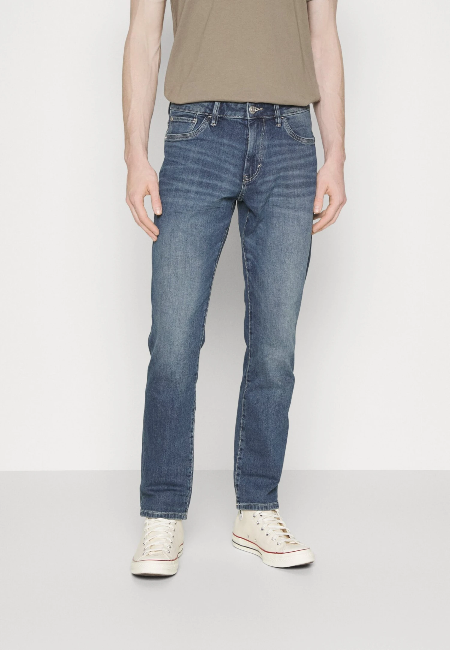 Tom Tailor Long - Straight Leg Jeans - Mid Stone Wash Denim 3 Tom Tailor Long - Straight Leg Jeans - Mid Stone Wash Denim