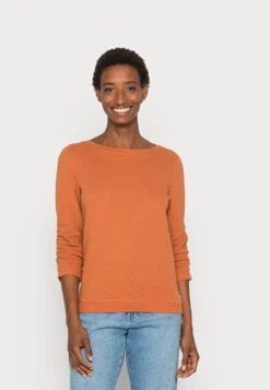 TOM TAILOR Denim Structured - Sweater - Rusty Amber