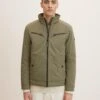 Tom Tailor Quilted Biker - Jas - Dusty Olive Green -Tom Tailor Winkel 1503e0ad83874dff898d145540b5cfab